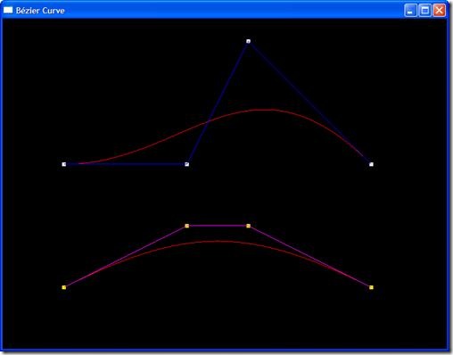 Bezier Curve with different Control Points Bezier Curve with different Control Points